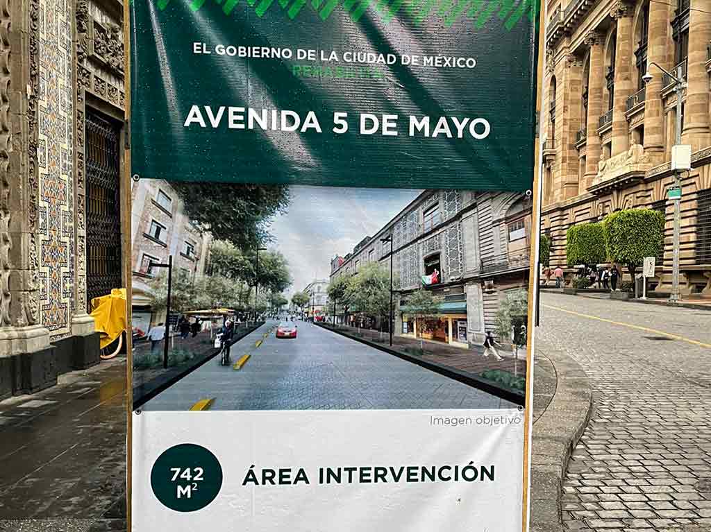 Habrá nueva ciclovía en la Av 5 de mayo del Centro Histórico