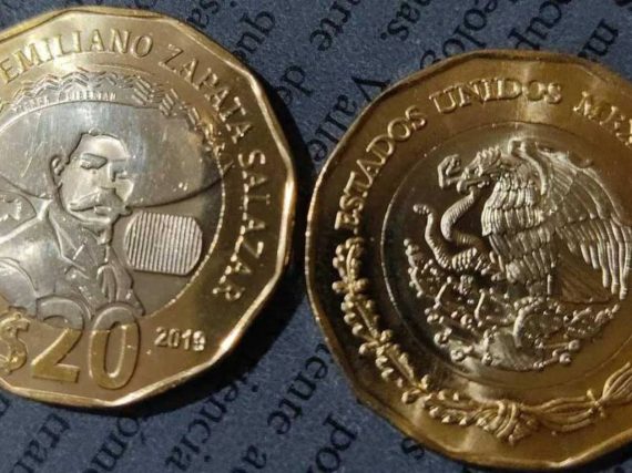 Moneda Conmemorativa Emiliano Zapata Millones De Pesos